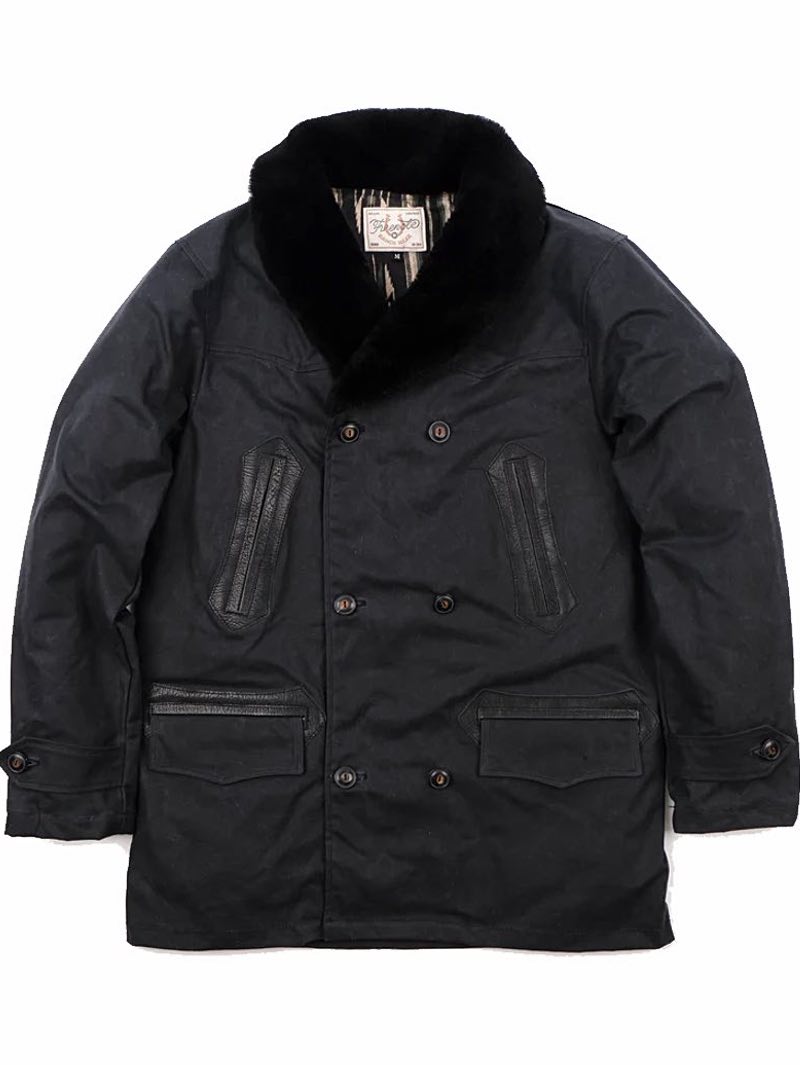 Freenote Cloth Tollgate Waxed Canvas Black