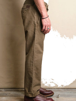 Freenote Cloth 14oz Deck Pant Olive