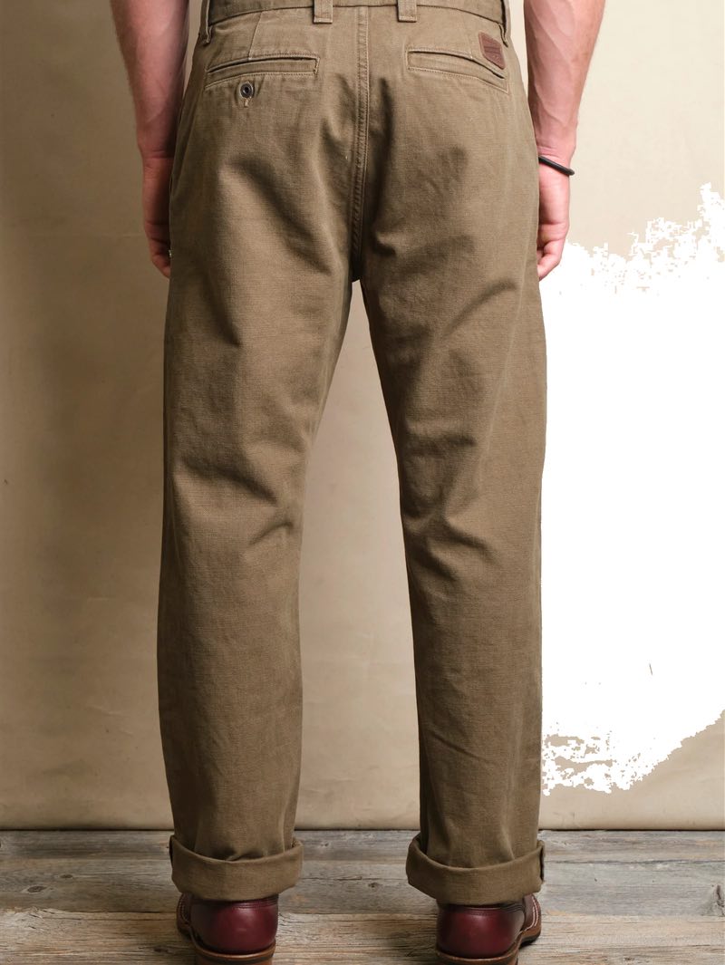 Freenote Cloth 14oz Deck Pant Olive