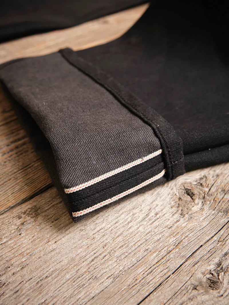 Freenote Cloth Modesto Black Grey 14oz