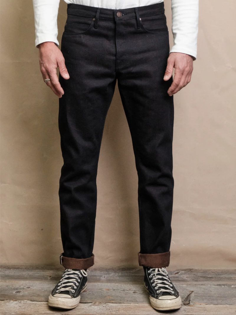 Freenote Cloth Rios 16oz Indigo Brown Selvedge