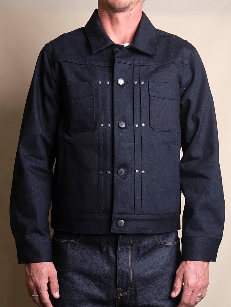 Freenote Cloth Riders Jacket Raw Fleck