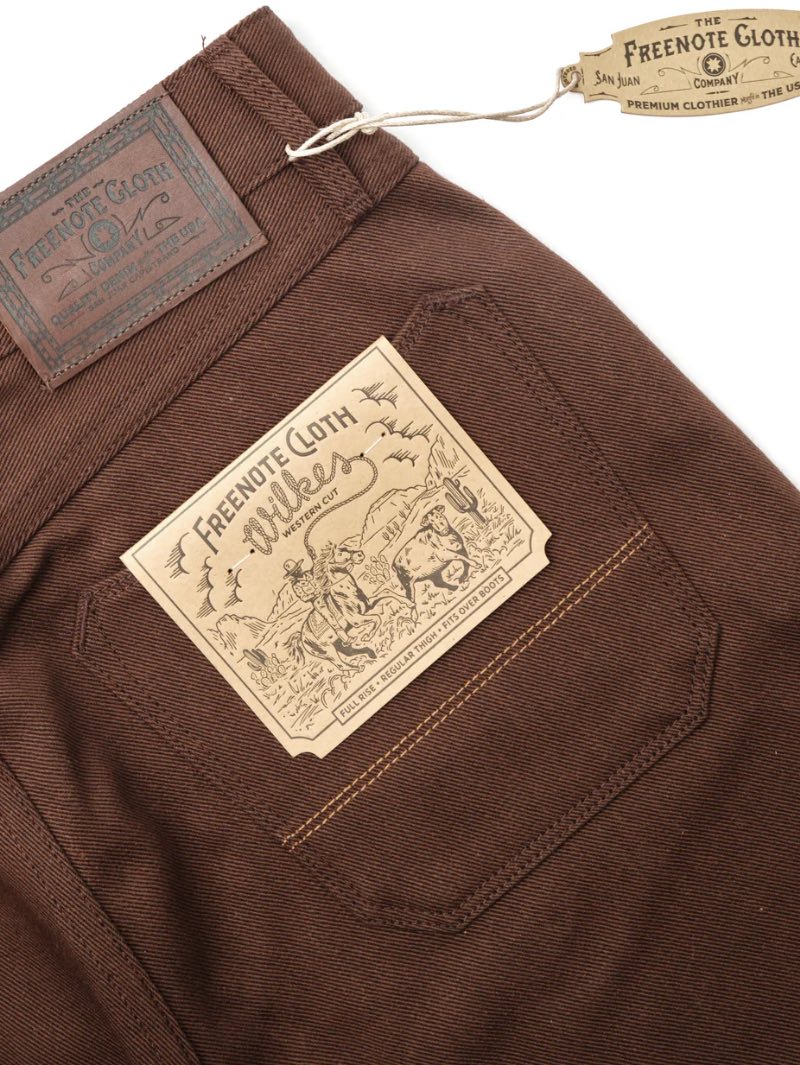 Freenote Cloth Wilkes Dark Brown 15oz