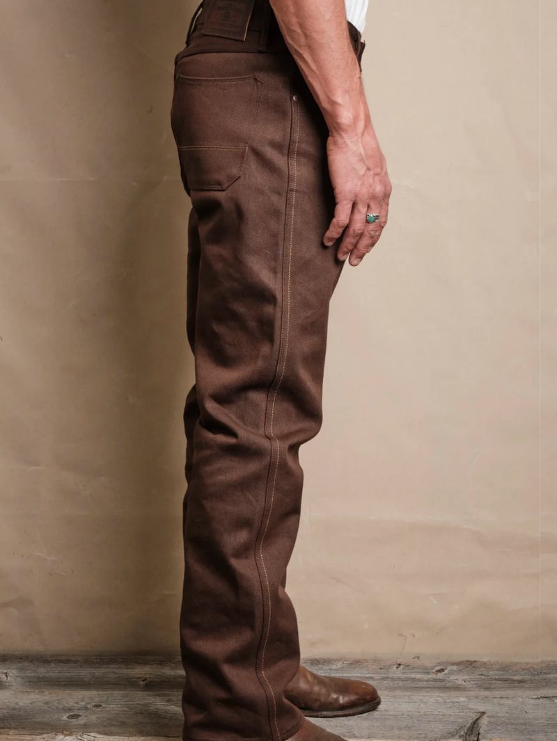 Freenote Cloth Wilkes Dark Brown 15oz