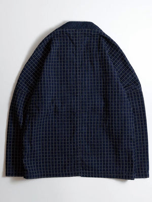 FDMTL Patchwork Haori indigo Jacket Rinsed TP31R