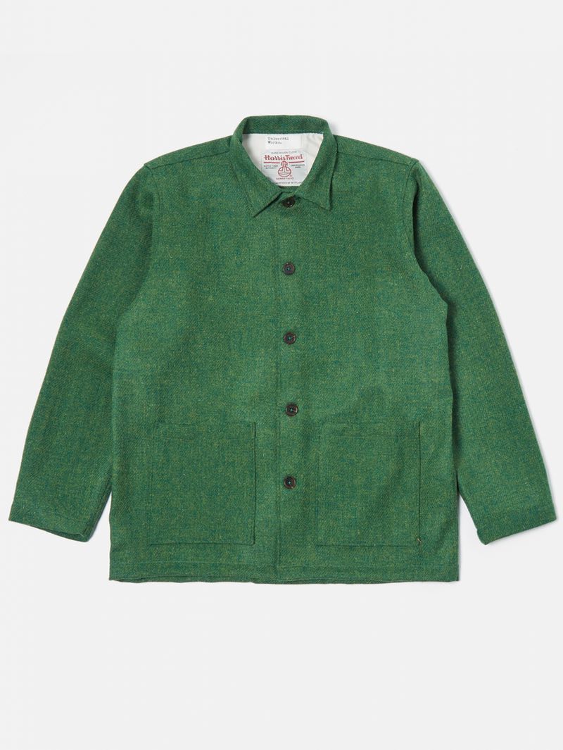Universal Works Harris Tweed Easy Jacket Green