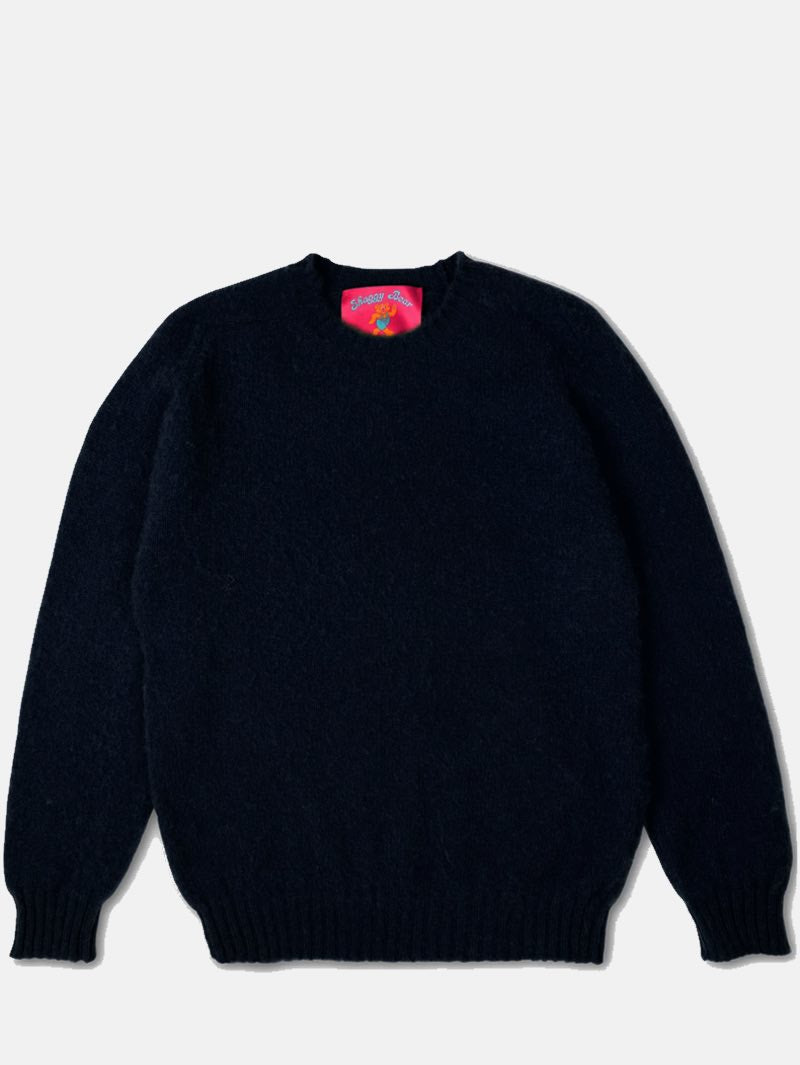 Howlin' Shaggy Bear Sweater Black