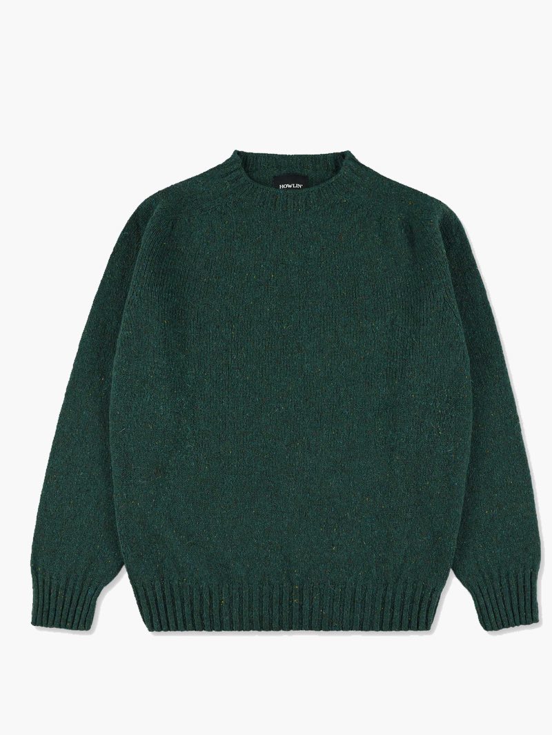 Howlin' Terry Sweater Green Melange