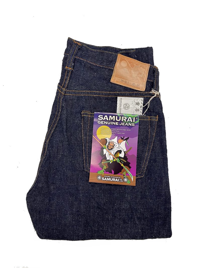 Samurai S211VX 17oz Slubby "Benkei" Jeans Relaxed Tapered Fit