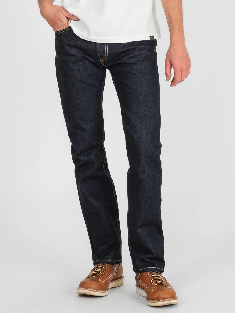 Iron Heart Denim IH-666S-142 Straight Cut 14oz Indigo Selvedge Denim