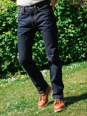 Iron Heart Denim IH-666S-142 Straight Cut 14oz Indigo Selvedge Denim