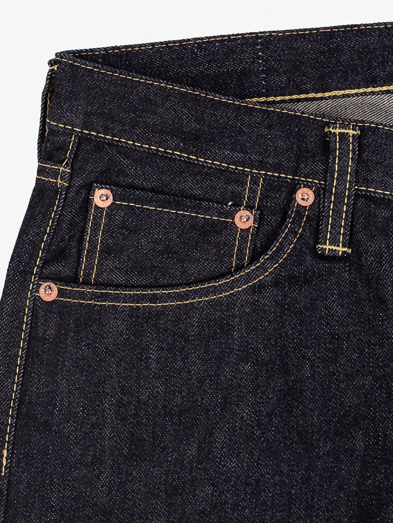 Iron Heart Denim IH-666S-142 Straight Cut 14oz Indigo Selvedge Denim