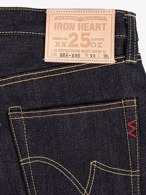 Iron heart IH-666-XHS 25oz Slim Straight Indigo Selvedge Denim