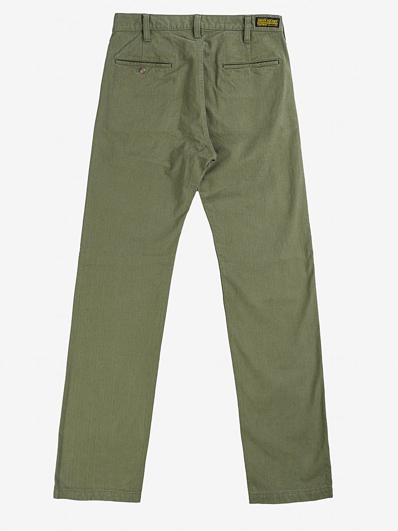 Iron Heart IH-735-ODG 11oz Herringbone Work Pants - Olive Drab Green