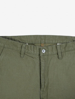 Iron Heart IH-735-ODG 11oz Herringbone Work Pants - Olive Drab Green