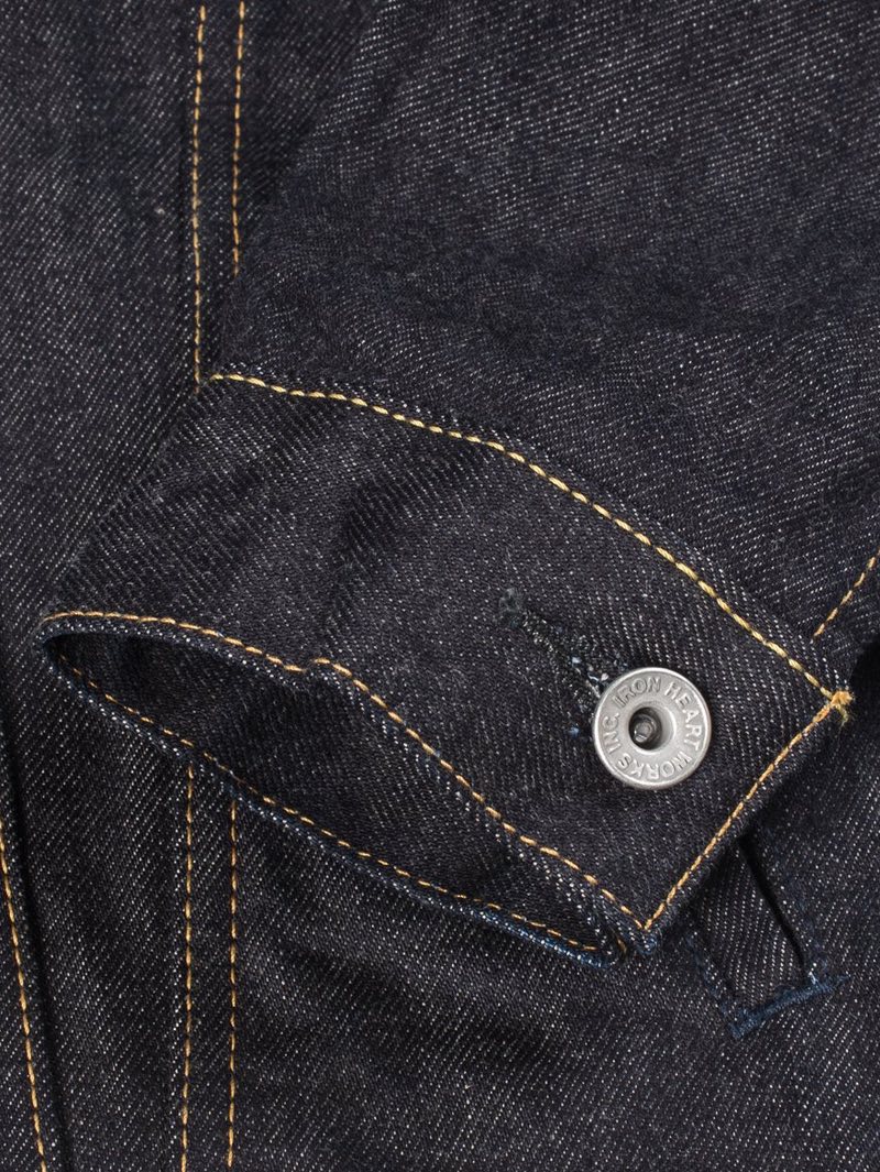 Iron Heart IH-526J-142 14oz Selvedge Denim Modified Type III Jacket - Indigo