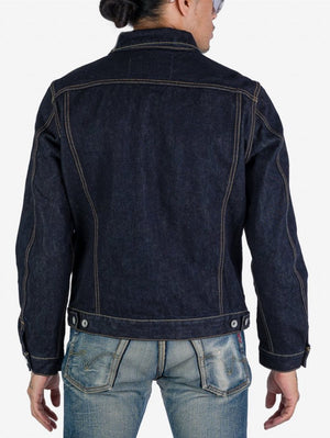 Iron Heart IH-526J-142 14oz Selvedge Denim Modified Type III Jacket - Indigo