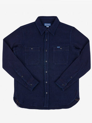 Iron Heart IHSH-288-IND 14oz Kersey Work Shirt - Indigo