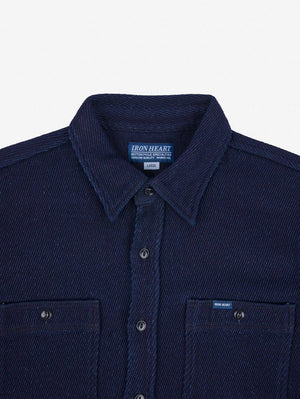 Iron Heart IHSH-288-IND 14oz Kersey Work Shirt - Indigo