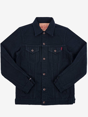 Iron Heart 14oz Selvedge Modified Type III Jacket - Superblack