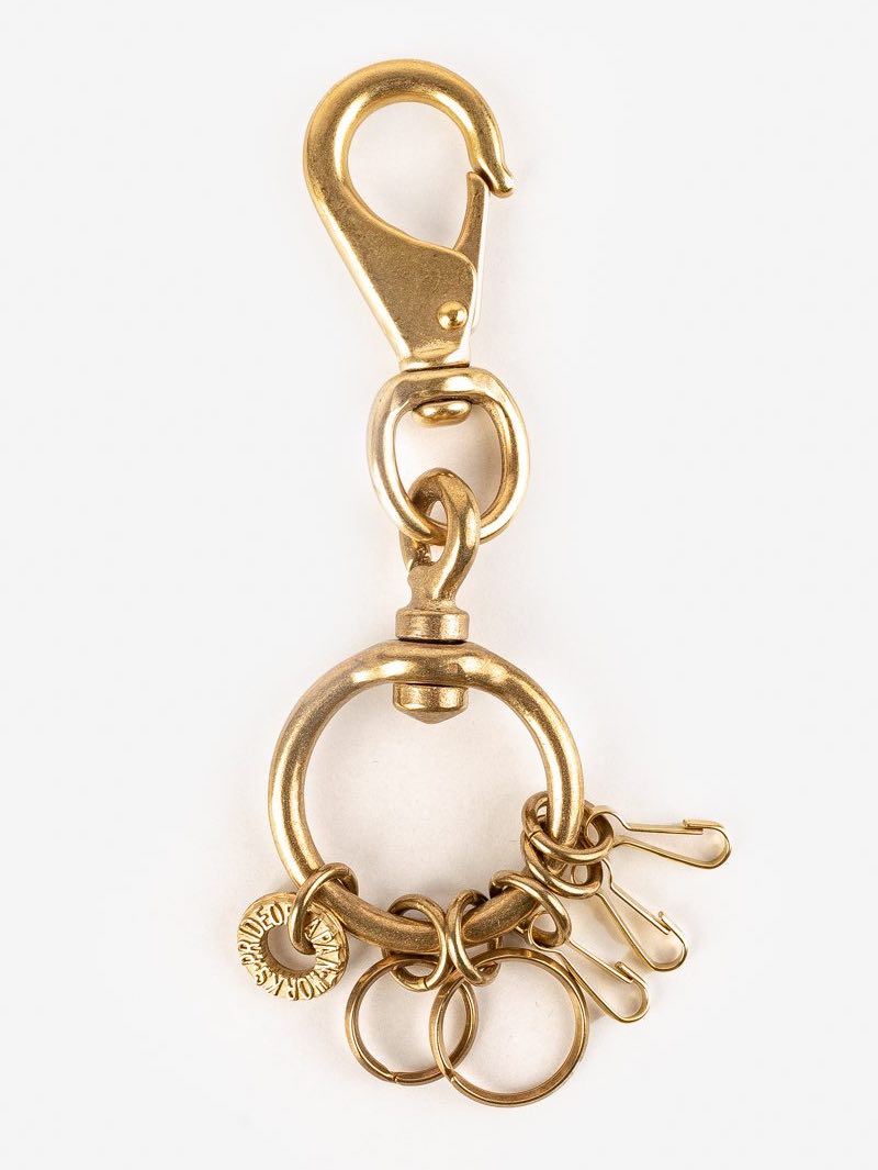 Iron Heart Large Clip with Rings and Clips-Brass