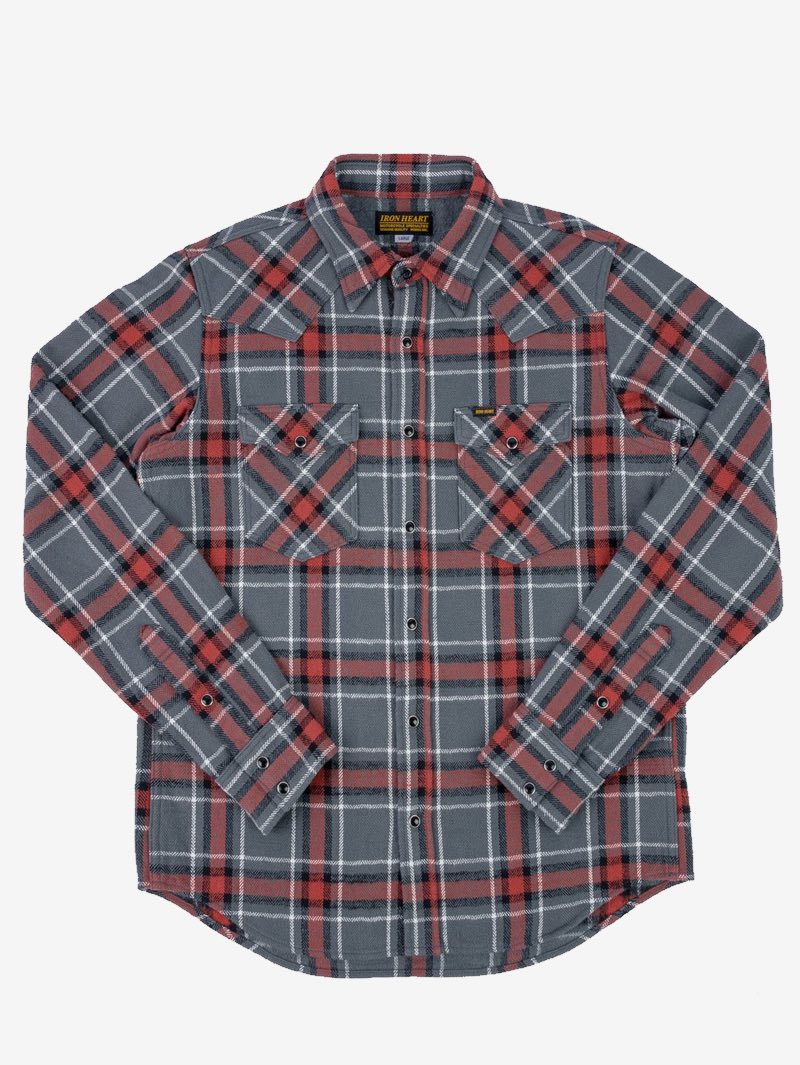 Iron Heart Mini Herringbone Fall Weight Flannel