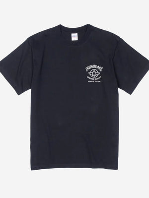 Iron Heart Denim IHT-2502-BLK Black Printed 7.5oz-T-shirt