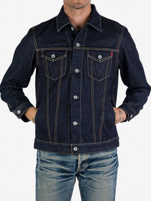 Iron Heart IH-526J-142 14oz Selvedge Denim Modified Type III Jacket - Indigo