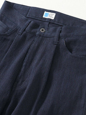 Japan Blue Sashiko Wide Tapered Pants