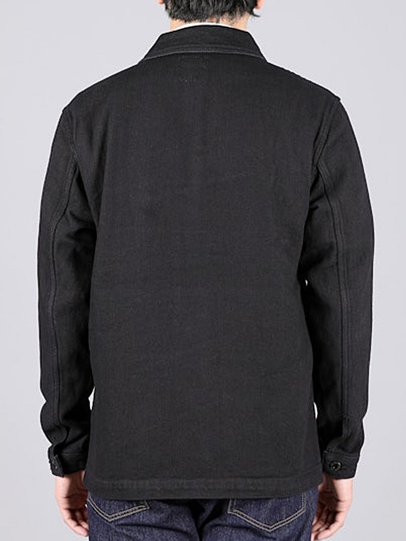 Momotaro Dobby Coverall Black