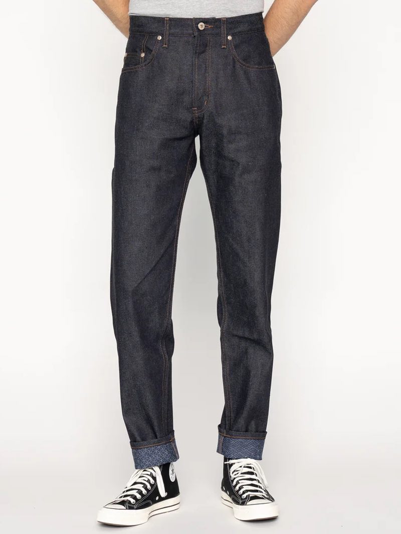 Naked & Famous Denim Easy Guy - Kimono Print Selvedge