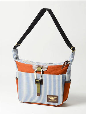 Master-Piece Khaki 02350-s Blue stripe shoulder bag