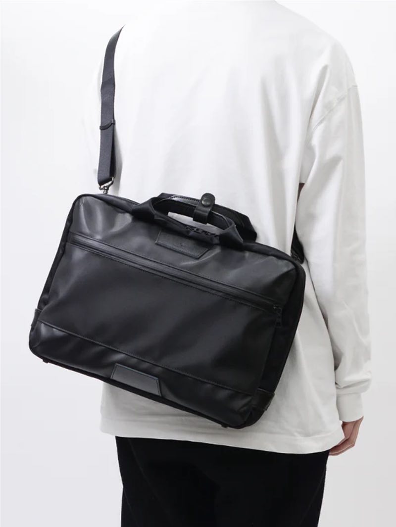 Master-Piece Black 02404-SC Progress Shoulder Briefcase Bag