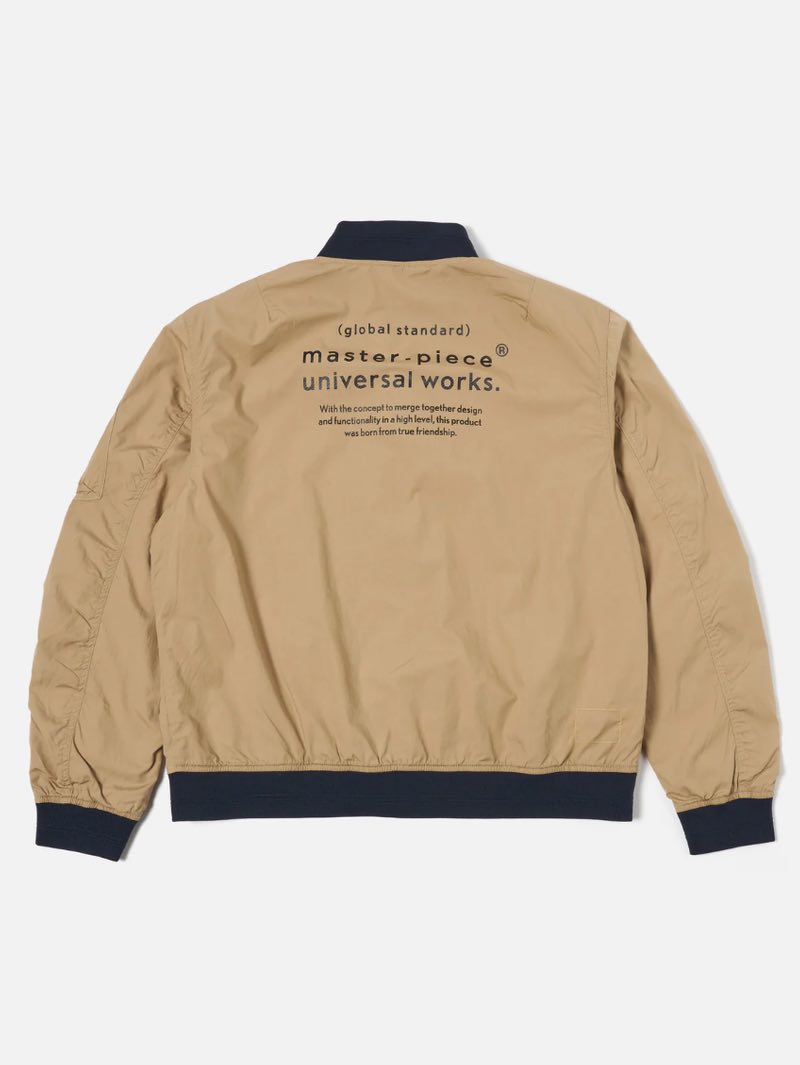 Universal Works x Master-piece NS Bomber Jacket Sand