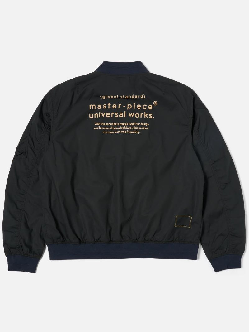 Universal Works x Master-piece NS Bomber Jacket Black