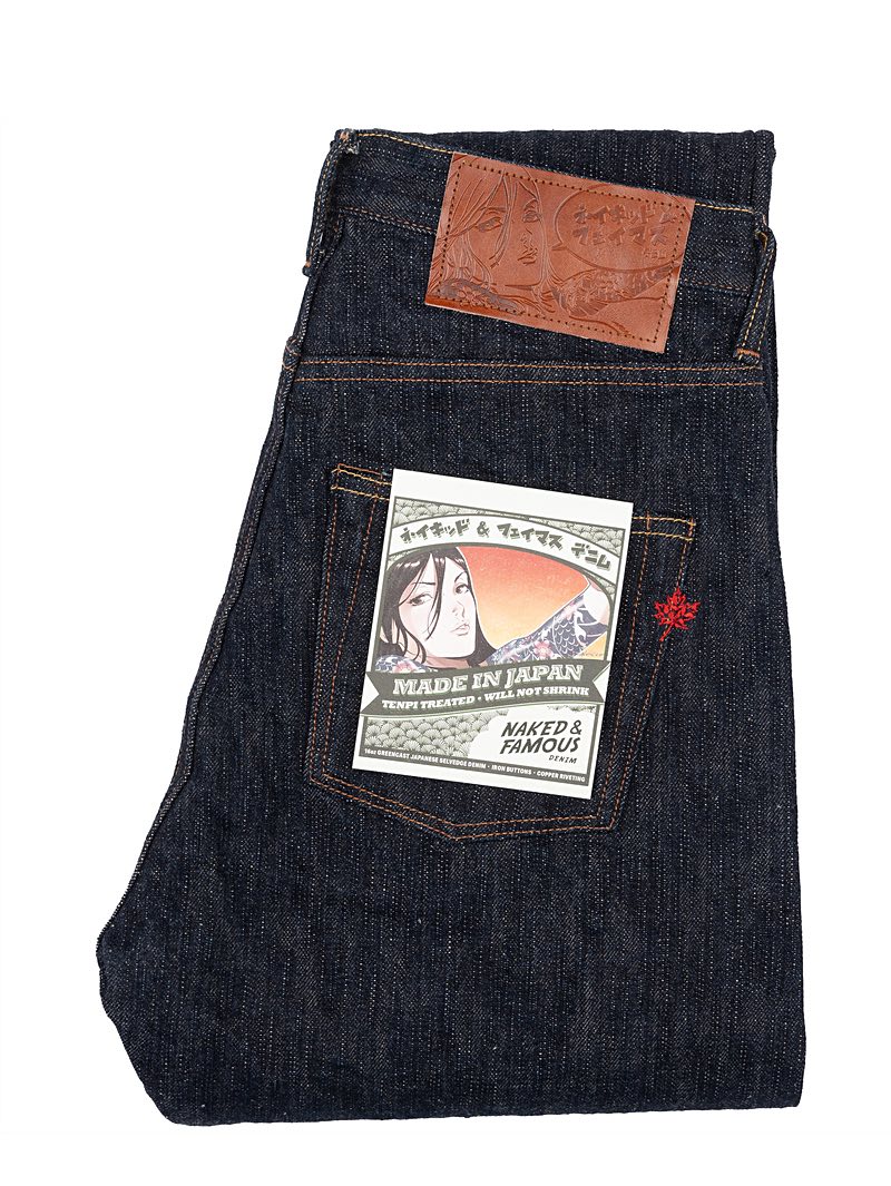 Naked & Famous Denim Weird Guy MIJ12 Aomidori SelvedgeNaked & Famous Denim True Guy MIJ12 Aomidori Selvedge