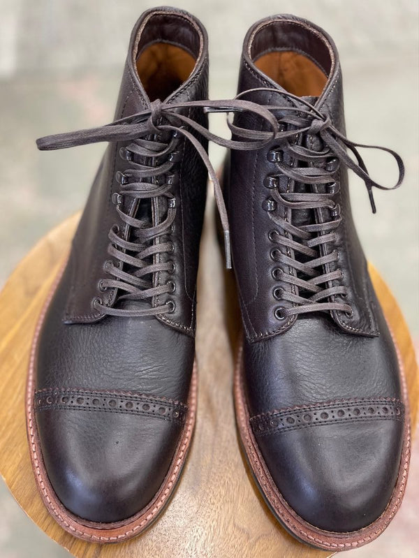 Alden X Mildblend Supply Cap Toe Boots in Horween Arabica Lux