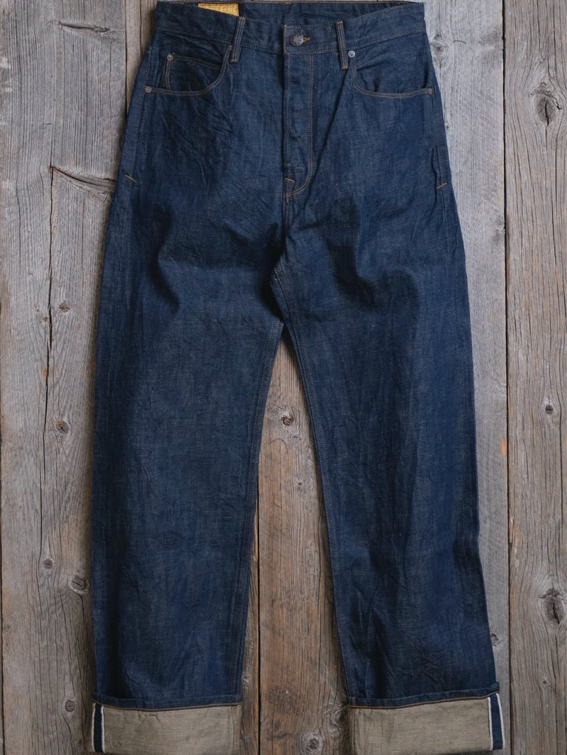 Freenote Cloth Modesto Straight Cut 13oz Natural Rinsed Denim