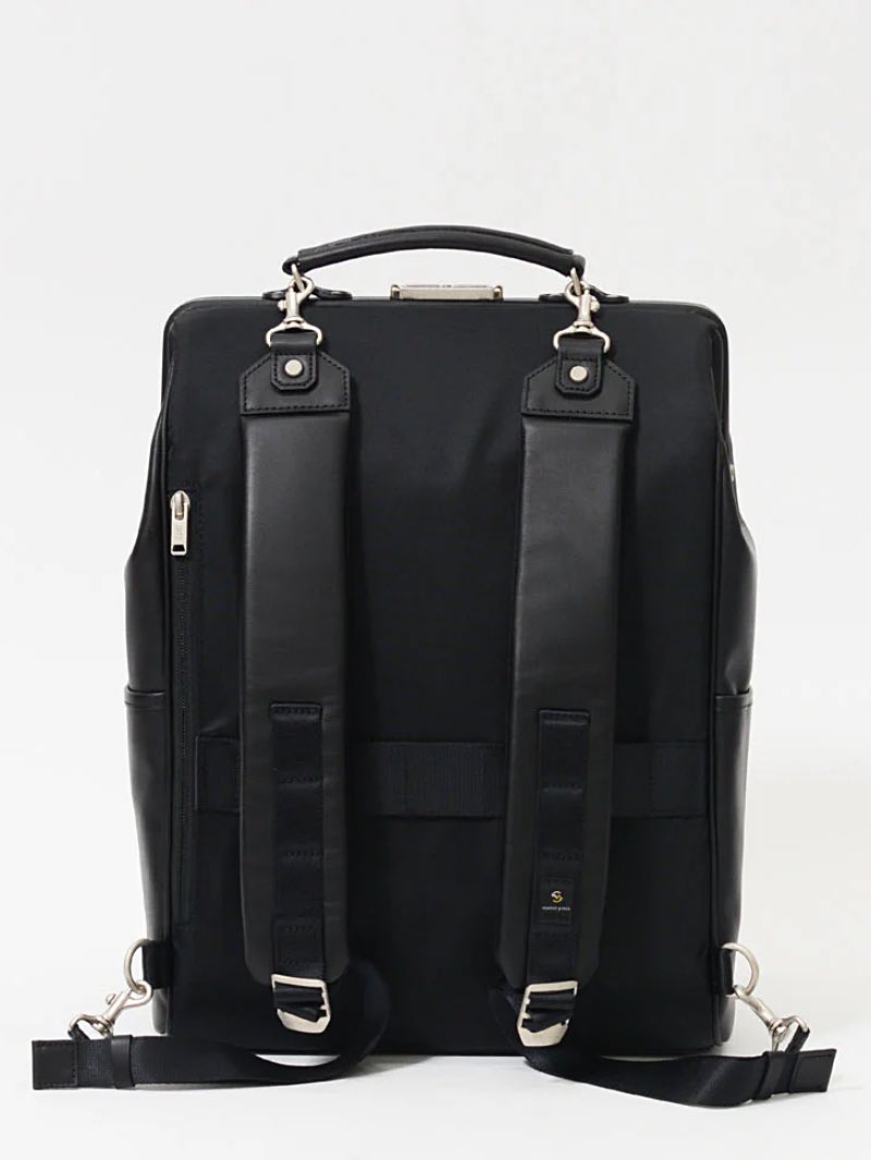 Master-Piece 04021-L TACT LEATHER Ver. Backpack Black