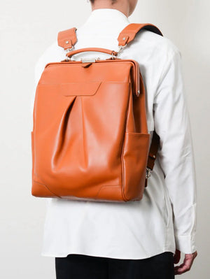 Master-Piece 04021-L TACT LEATHER Ver. Backpack Camel