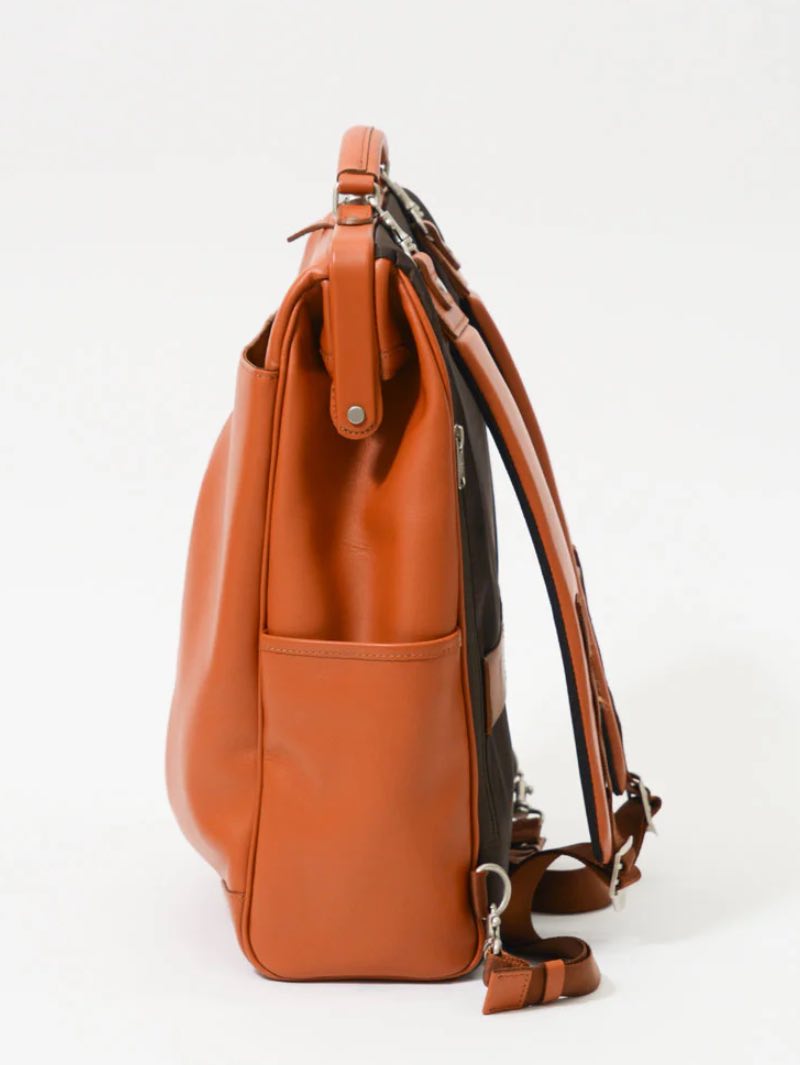 Master-Piece 04021-L TACT LEATHER Ver. Backpack Camel