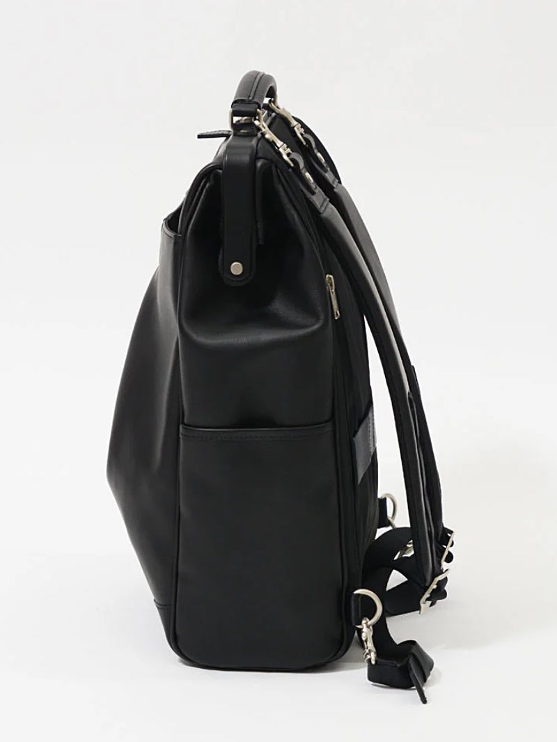 Master-Piece 04021-L TACT LEATHER Ver. Backpack Black