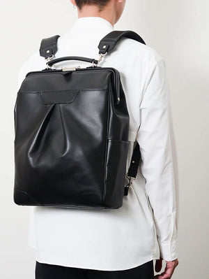 Master-Piece 04021-L TACT LEATHER Ver. Backpack Black