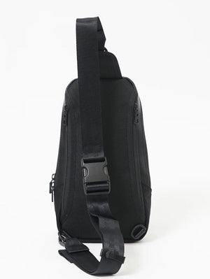 Master-Piece 02484-L slick leather ver. Sling bag Black