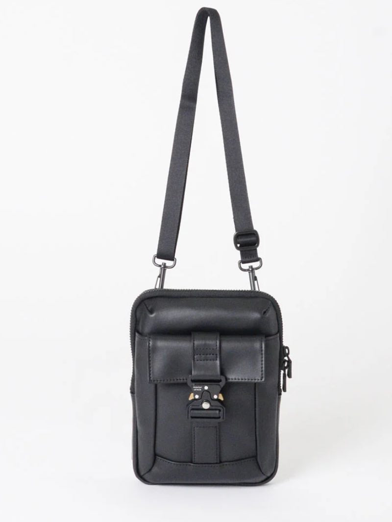 Master-Piece 02750 Confi Leather Shoulder Bag Black