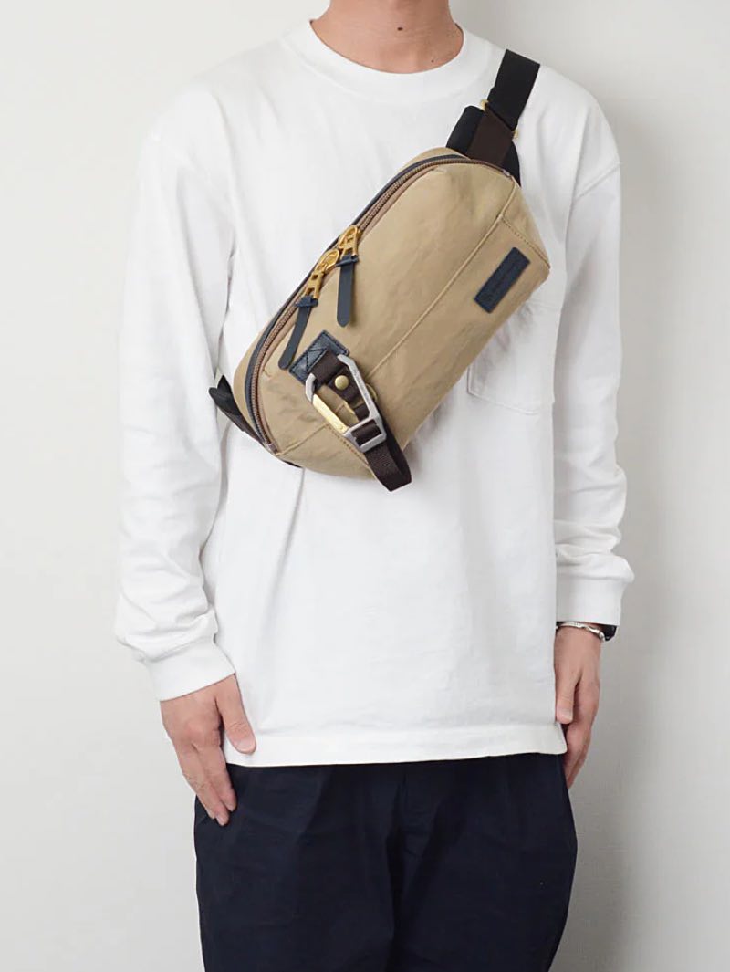 Master Piece 02346 v2 Link Waist Bag Beige