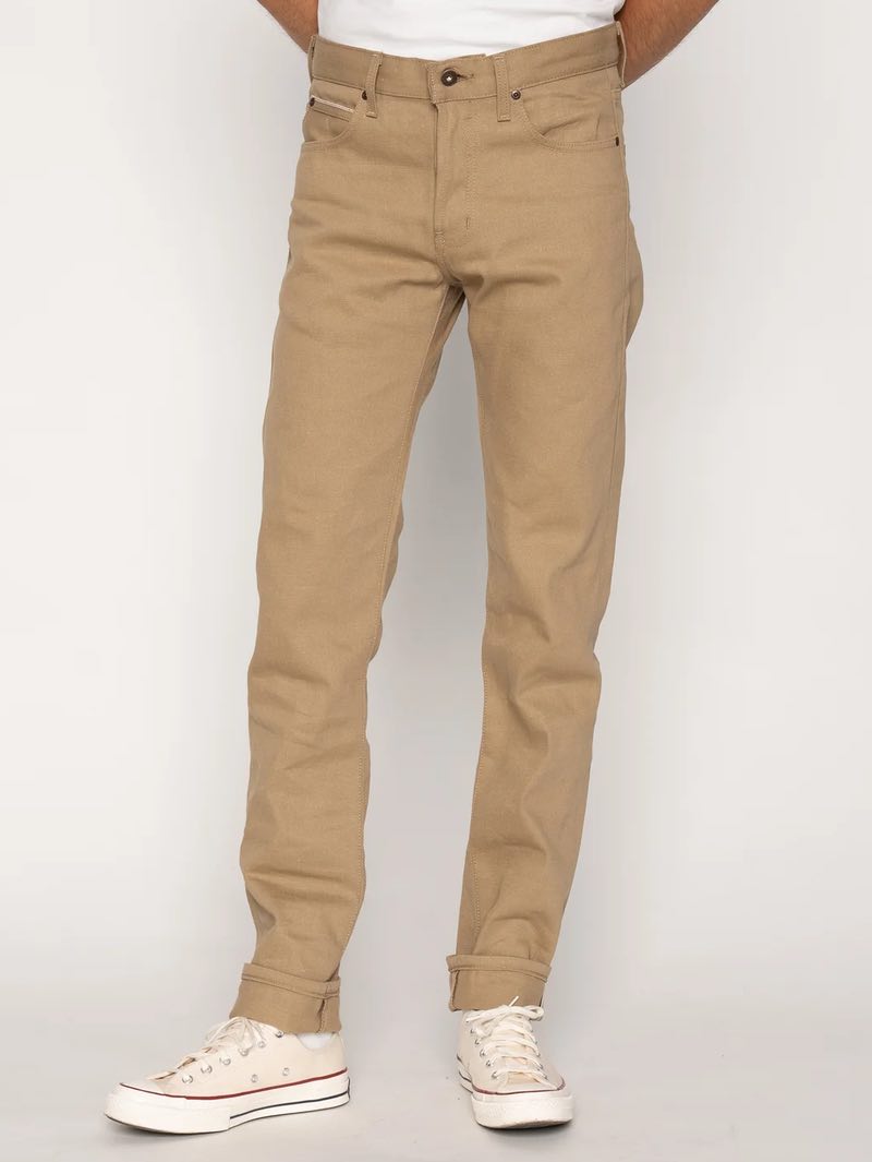 Naked & Famous Denim Super Guy - Camel Slub Selvedge