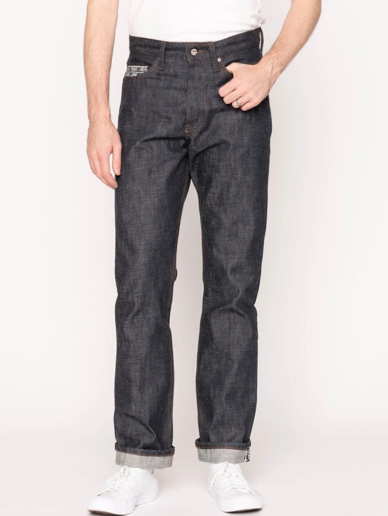 Naked & Famous True Guy Love & Peace Selvedge