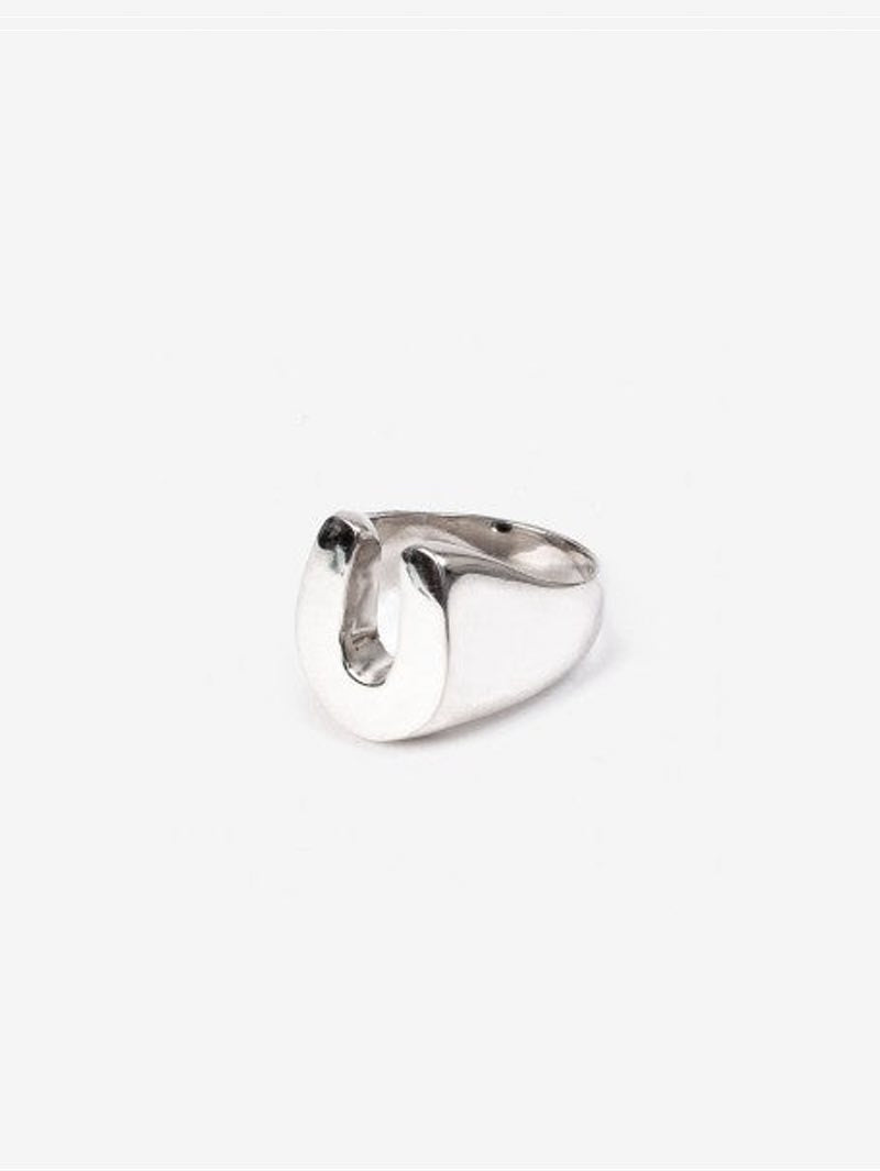 OGL Silver Good Luck Ring Horse Shoe
