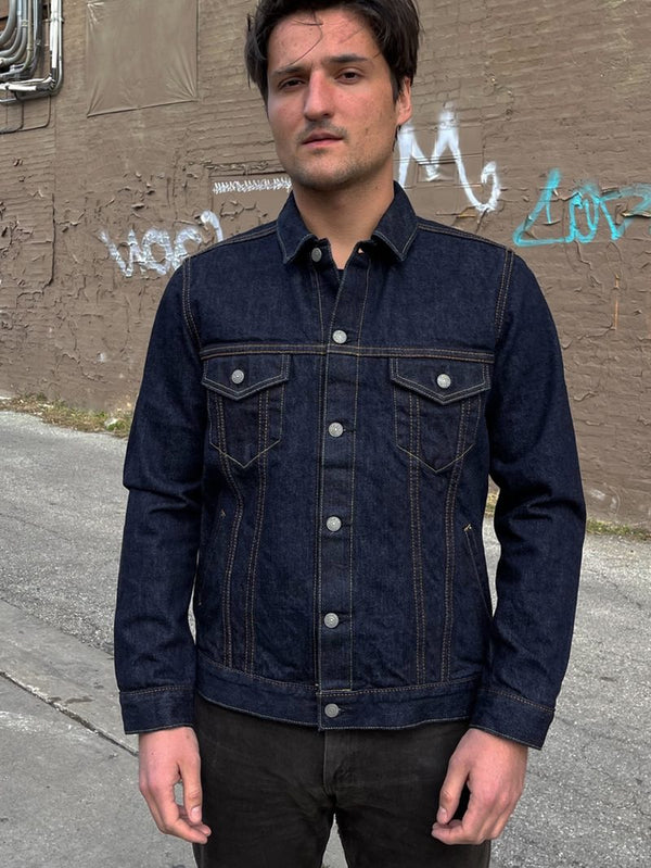 Pure Blue Japan 6114 Type 3 14oz Indigo Selvedge Denim Jacket